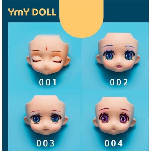 YMY Substantial Replacement Face GSC Clay Man Open Eye Eye Movable OB11 Baby doll Face doll accessories