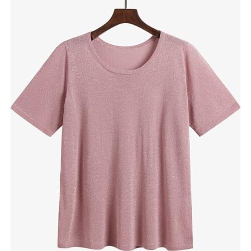NEW Classic high-quality cotton casual short-sleeved breathable womens T-shirt