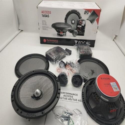 Free Shipping 6 Sets Focal Access 165AS 2-Way Max 120W Separated Kit Performance Component Car Speaker Hi Quality Made In France
