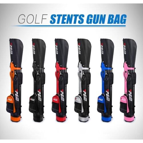 PGM Golf Bag With Bracket Gun Mens Womens Large Capacity Tripod Rack Golf Pack 9 Clubs Factory Outlet Golfbag