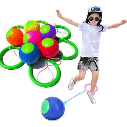 6 Colors Jumping Rope Ball Kids Outdoor Fun Sports Toy LED Children Jumping Force Reaction Training Swing Ball Child-parent Game