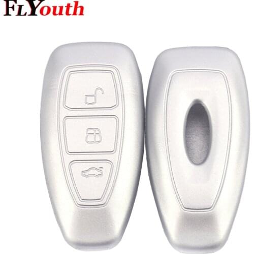 Silicone Cover For Ford Focus 2 3 4 Kuga Edge Mondeo Fusion Ecosport Fiesta C-Max Ka Galaxy Car Remote key Case 3 Buttons 1pc