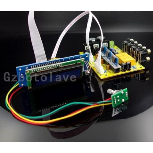 Assembled PGA2311X3 6-channel volume remote control finished board amplifier preamp board