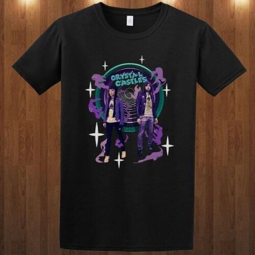 CRYSTAL CASTLES Alice Glass T-shirt S M L XL 2XL 3XL Electronic duo band tee