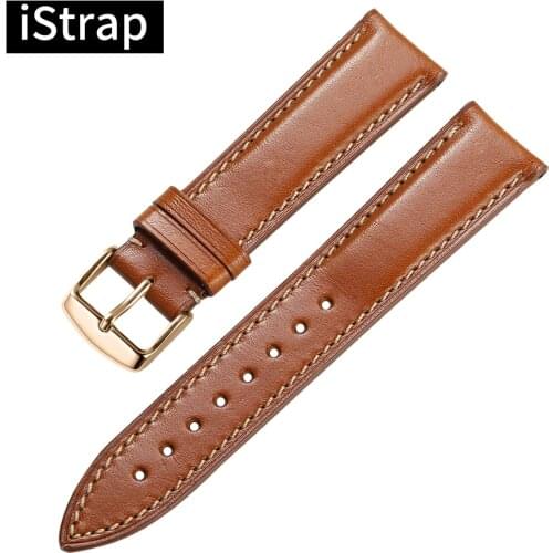 IStrap Leather Watch Strap 16mm 18mm 19mm 20mm 21mm 22mm 24mm Watch bands