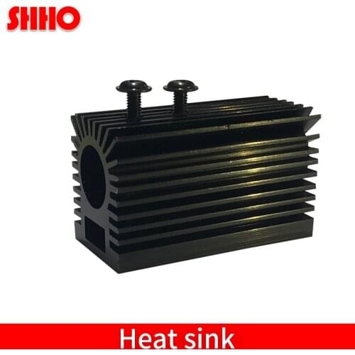 High quality aluminum black oxide finish hole diameter 12mm heat sink laser module dissipate heat or cooling accessories
