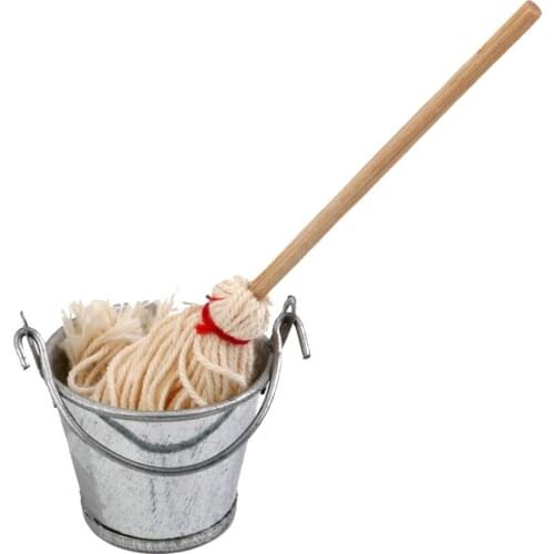 1:12 Doll House Miniature Cleaning Set Garden Home Accessory Tool Furniture