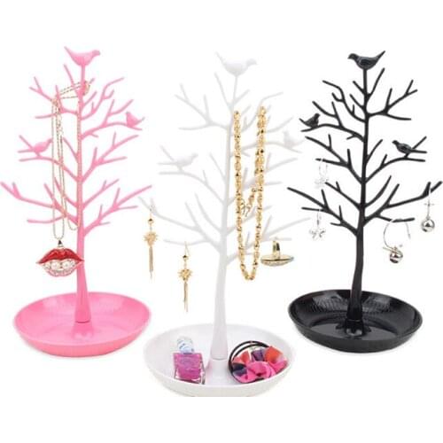 2021 Bird Tree Jewelry Display Jewelry Stand Organizer Earring Holder Necklace Bracelet Rack Holder Display Jewelry Holder