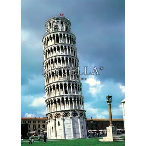 5d Diy Diamond Painting Pisa Leaning Tower Italy Cross Stitch Diamond Embroidery Landscape Mosaic Home Decor Gifts Wall Stickers
