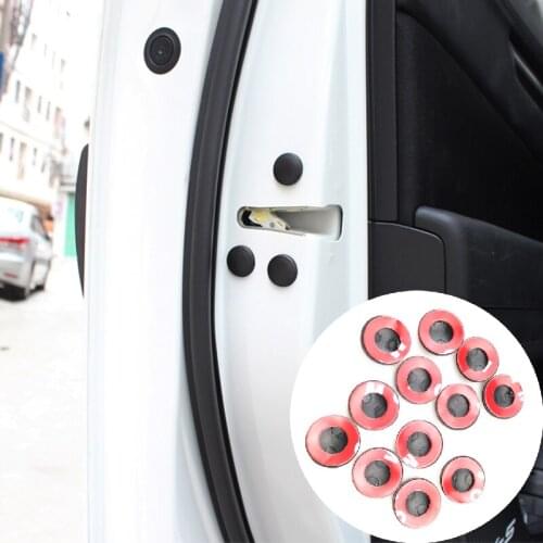 12pcs Car Door Lock Screw Protector Cover Auto Replacement Parts for Peugeot 206 207 208 301 307 308 407 2008 3008 4008