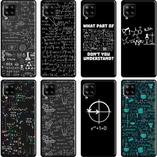 Science Math Physics Formulas Case For Samsung Galaxy A71 A70 A51 A12 A41 A31 A21S A20e A72 A52 A30 A40 A50 A02 Cover