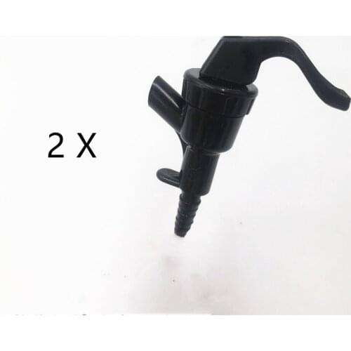 Homebrew black beer tap inlet 9.5mm outlet 4.5mm Plastic Dispensing Faucet wholesale 2 pieces/ lot
