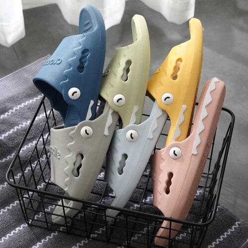 Home Slippers Summer Men Couple Indoor Thick Anti-Slip Soft Massage Slippers Wear-Resistant Slipper for Men Indoor Shoes