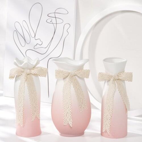 Ceramic Vases Flower Pot Decoration Maison Nordic Style Home Decoration Accessories декор дома Home Ornaments Vases