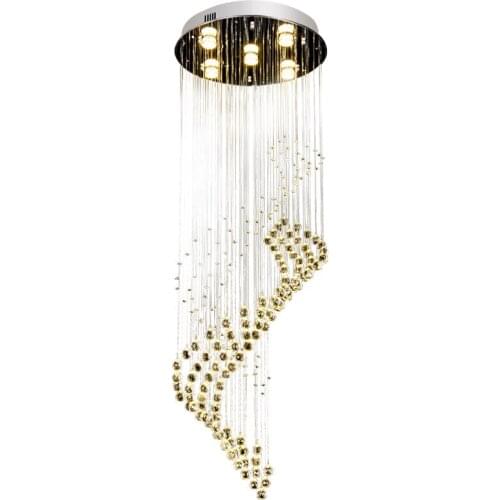 Royal Vintage Crystal Chandelier GU10 5 Lights Modern LED Chandeliers for Living Room Bedroom Hotel Lobby Restaurant Corridor