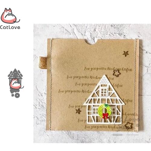 House Building Decoration Metal Cutting Dies Scrapbooking Stencil Die Cuts Card Making DIY Craft Embossing New Dies For 2019