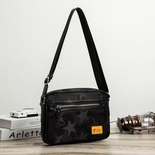 Fashion Mens Crossbody Bags 2021 New Business Shoulder Bag Male Casual Travel Messenger Bag High Quality Nylon Handbags Pocket