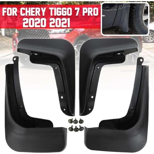 Set Mudguards Front Rear Fender Mud Flaps Guard Splash Flap Fenders Mudguard Exterior Parts for Chery Tiggo 7 pro 2021 2020