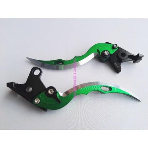 New bike motorcycle motorbike CNC brake&Clutch Levers,Blade Style Green For Kawasaki ZX9 (not zx9r model)1994-1997