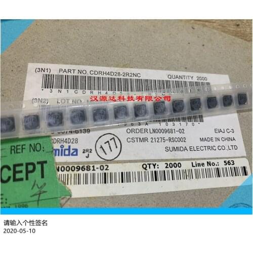 Original new 100% CDRH4D28NP-2R2NC SMD power inductor 4D28-2.2UH 2.04A 5X5X3MM