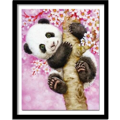 Panda Diamond Embroidery 5D DIY Diamond Painting Cross Stitch Craft Home Decor Part Drill Rhinestones Wall Painting