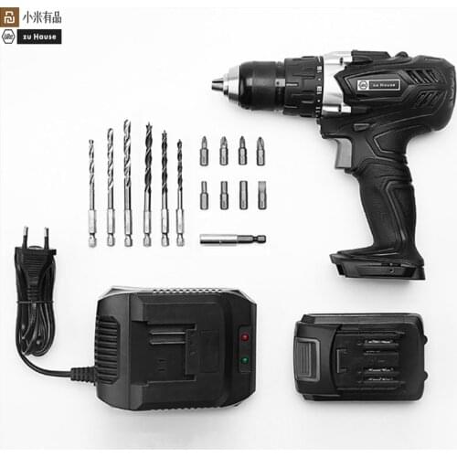 Youpin Wiha Zu Hause 20V Cordless Dual Speed Electric Drill Driver 40NM 1500mAh Lithium Electric Screwdriver Drill 15+1 Torque