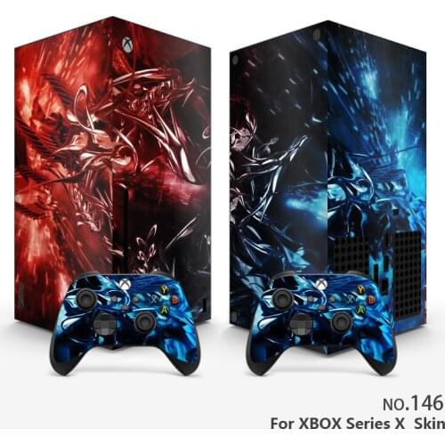 Fantasy Style Skin Sticker Decal Cover for Xbox Series X Console and 2 Controllers Xbox Series X Skin Sticker Viny 1