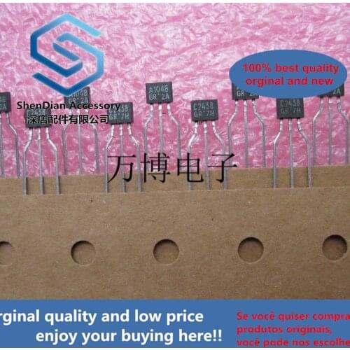 10pcs only orginal new A1048 C2458 2SA1048 2SC2458 GR