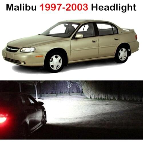 Xlights Car Bulbs For Chevrolet Chevy Malibu 1997 1998 1999 2000 2001 2002 2003 LED Headlights Bulb Low High Beam Canbus Lamp