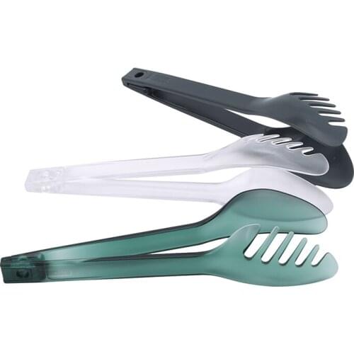 1Pcs Plastic Kitchen Tongs Serving Cooking Tongs For Barbecue Cooking Salad Grilling Frying Kitchen Utensils