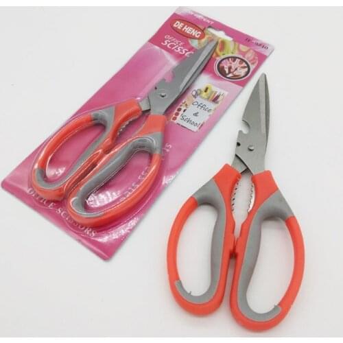 12pcs lot stainless steel kitchen scissors cheap household chicken bone cutting shear wholesale factory scissors