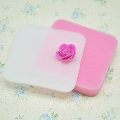 2Pcs Drying Mat Cake Decorating Tools Baking Accessories Foam Colorful Sponge Pads Tray Mold Sugar Flower Sugar Craft