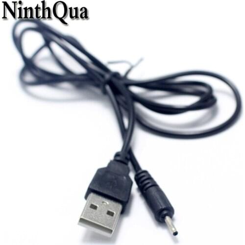 5pcs 80CM USB Port To 2.0 x 0.6mm 5V DC Barrel Jack Power Cable Connector Black For LED Lamp Speakers Bluetooth Headset ect