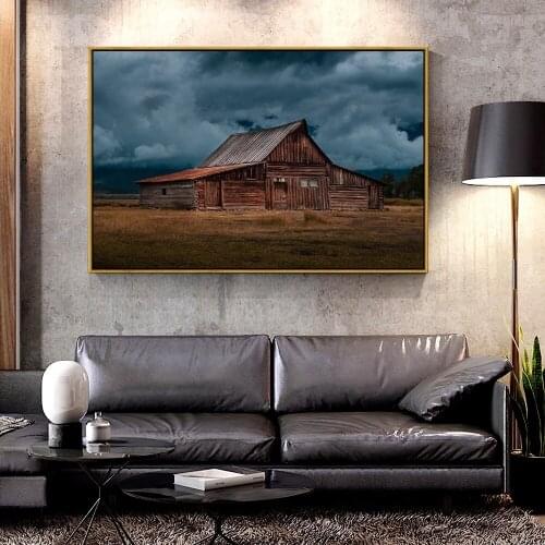 Artcozy Oil Canvas Painting dark_storm_clouds For Home Decoration Wall Art