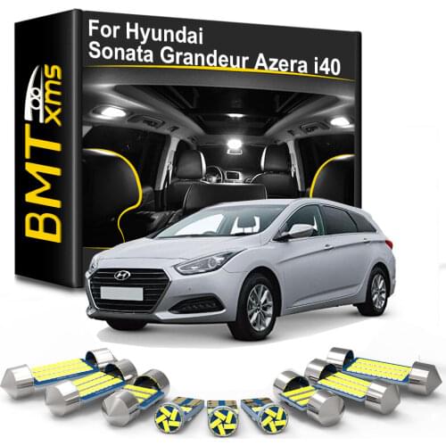 BMTxms For Hyundai i40 Equus Genesis Coupe Grandeur Azera Sonata 2011 2012 2013-2020 Canbus Car LED Interior Indoor Light Kit