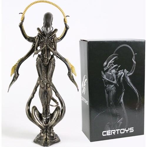 CERTOYS Alien Xenomorph Buddhism Art Doll Collectible PVC Model Figure Toy