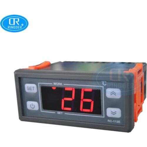 RINGDER RC-112E 24VDC 10A/30A Cool Heat ON/OFF Switch Universal Digital Temperature Controller Regulator Thermostat FreeShipping
