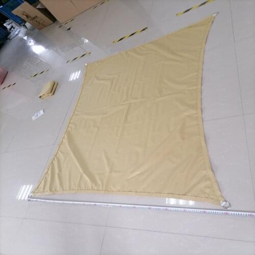 4 X 6 M/pcs 180 gsm Waterproof polyester fabric Sun Shade Sail with PU coated