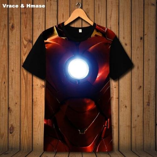 American style personality creative 3D printing short sleeve t-shirt Summer 2018 breathable quality fashion t shirt men S-6XL