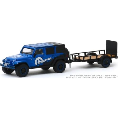 GreenLight 1:64 2012 Jeep Wrangler Unlimited Off-Road Edition Alloy model car Metal toys for childen kids diecast gift