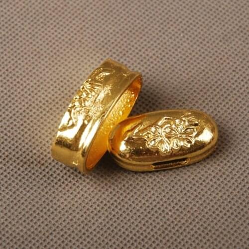 Nice and Delicate Pattern Fuchi and Kashira Sword Fittings for Japanese Samurai Katana or Wakizashi or Tanto Best Metal Crafts