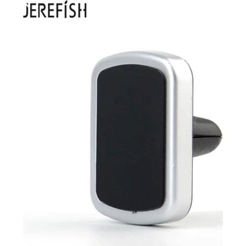 JEREFISH Magnetic Air Vent Mount Magnet Car Phone Holder with Cable Clip for iPhone X Xs Xiaomi Huawei Samsung OPPO