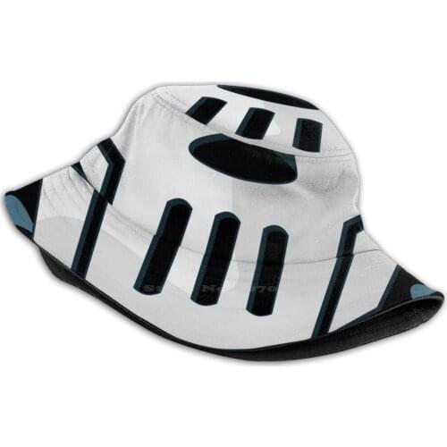 The Vi Te Unisex Fashion Women Men Breathable Bucket Hats Hockey Vi Te Puck Ice Rink Stick Casey Mutant Turtles Face Teenage