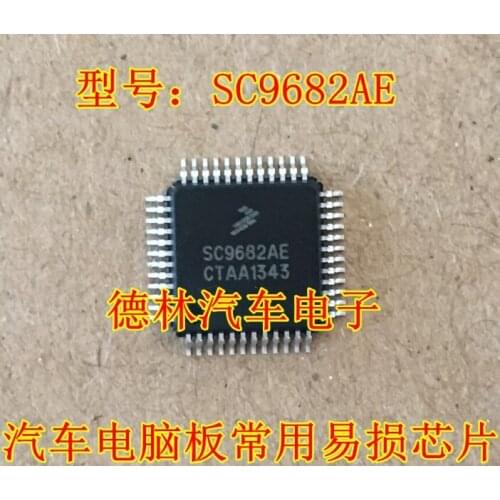 New 10pcs/lot SC9682AE SC9682 QFP48 Car Computer Version IC module Chips