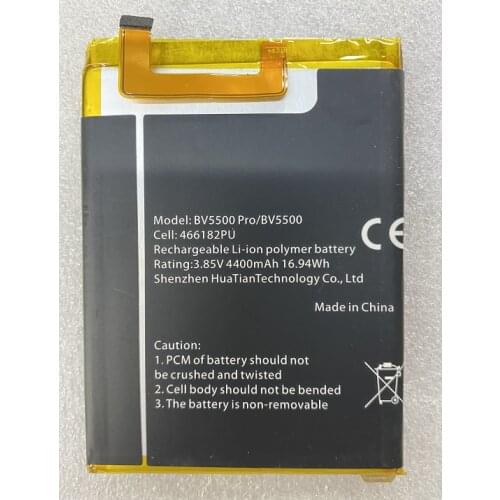 HST New Battery 4400mAh BV5500 Battery For Blackview BV5500 BV 5500 Pro Latest Produce High Quality Phone Batteries