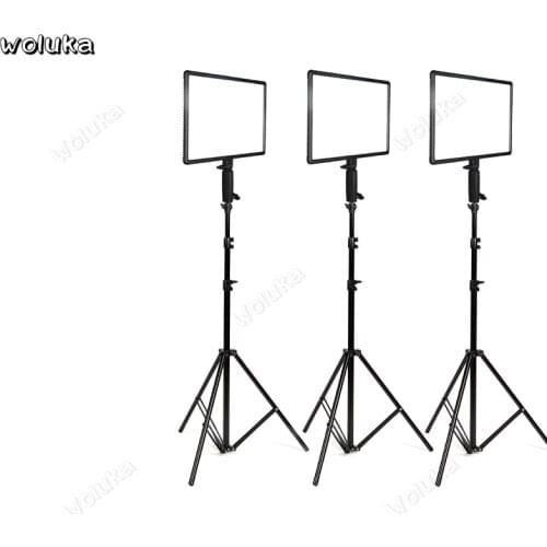 PAD-200 LED Video Light Kit Studio Photographic Lamp x3 Fill-in Light Live Room Micro Movies Continuous Panel Light CD50 T11