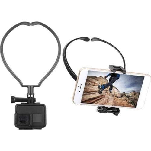 Lazy Neck Phone Stand Holder Wearable Smartphone Mount Bracket for Camera for Gopro Mobile Hanging Holder