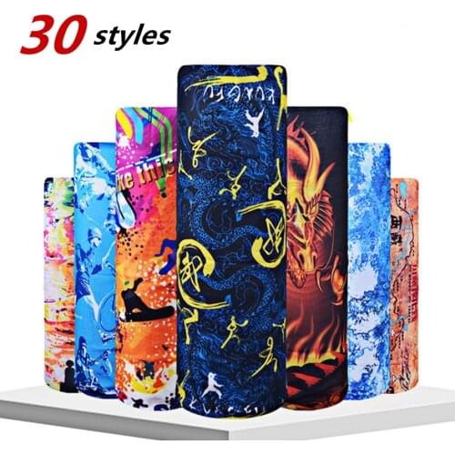 Fashion Print Hiking Scarves Outdoor Men Women Sun Protection Bandana Neck Gaiter Multi Function Camping Riding Cycling Headband
