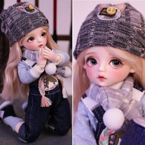 Full Set 1/6 BJD Doll 30cm Girls with Face Makeup Eyes Wig Clothes Kids Gift Toy Silicone Fashion Doll Movie & TV CN(Origin)