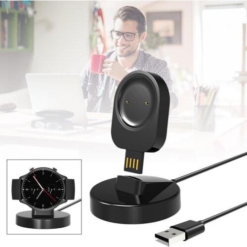 Portable Separable USB Charger Charging Cradle For Amazfit Gtr 2 (GTR2) / Gts 2 (GTS2) / T-REX Pro / GtS 2e 2mini Smart Watch